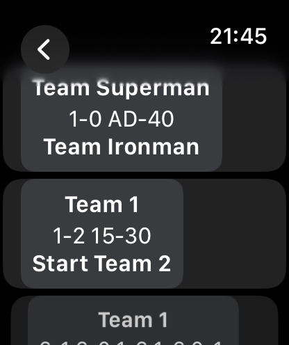 Tennis with Watch screenshot 2