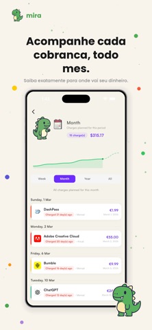 Mira: Subscription Tracker screenshot