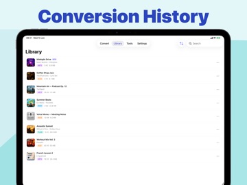 Video to Audio Converter ゜ iPad screenshot