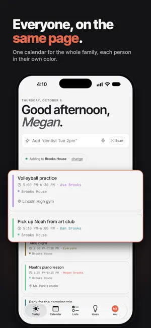 Houseful: Shared Calendar screenshot 1