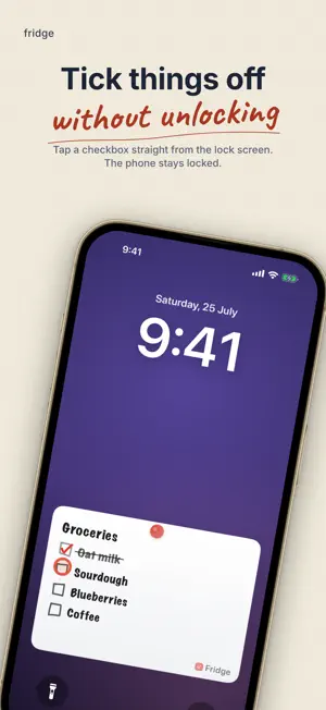 Fridge: Lock Screen Notes screenshot 2