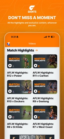 GIANTS Official App Screenshot 2 of 5
