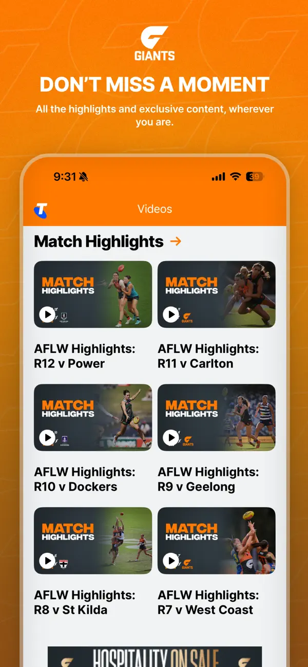 Screenshot #2 pour GIANTS Official App