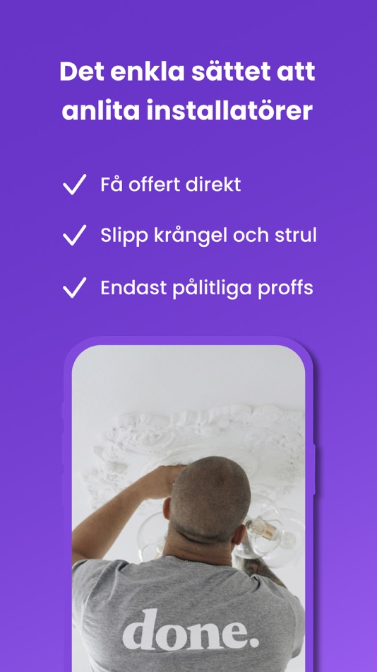 #1. Done — Hantverkare för drömhem (iOS) Bởi: Done Services