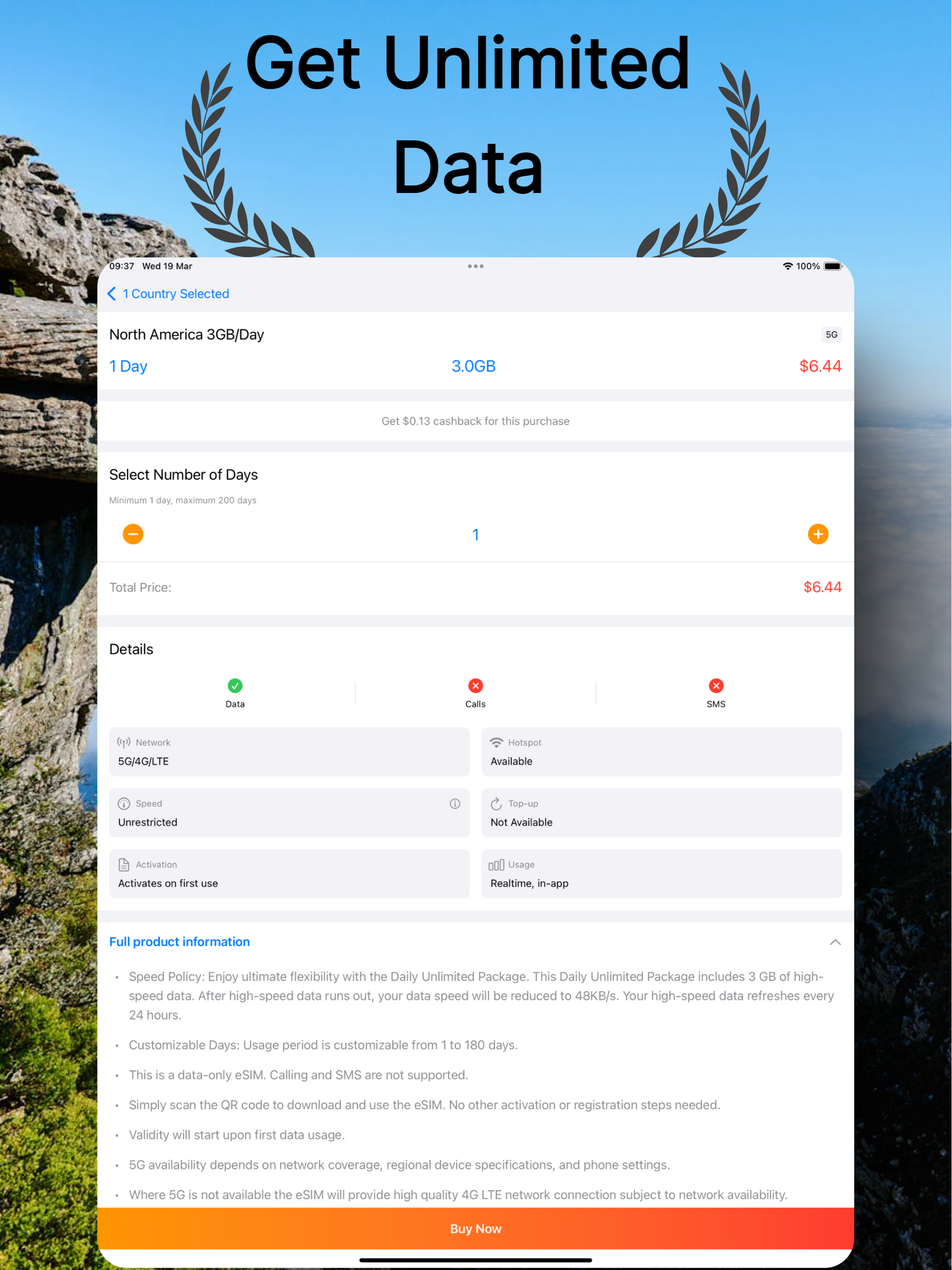 Esimbo: eSIM Travel Data Card