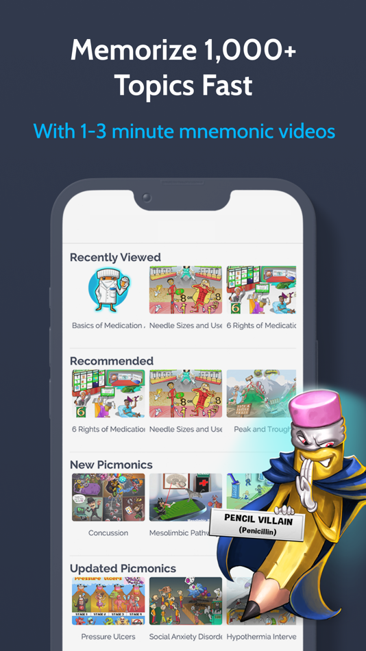 #3. Picmonic Nursing School Study (iOS) 게시자: Picmonic - The Visual Learning Community