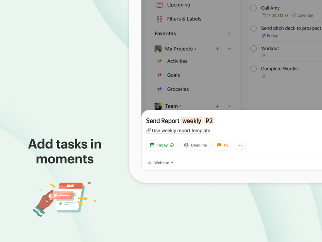 ‎Todoist: To Do List & Calendar Screenshot