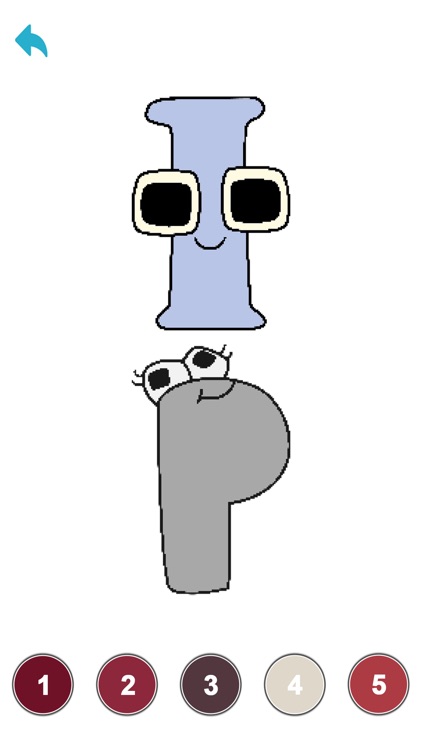 Alphabets Pixel Art Coloring screenshot-3