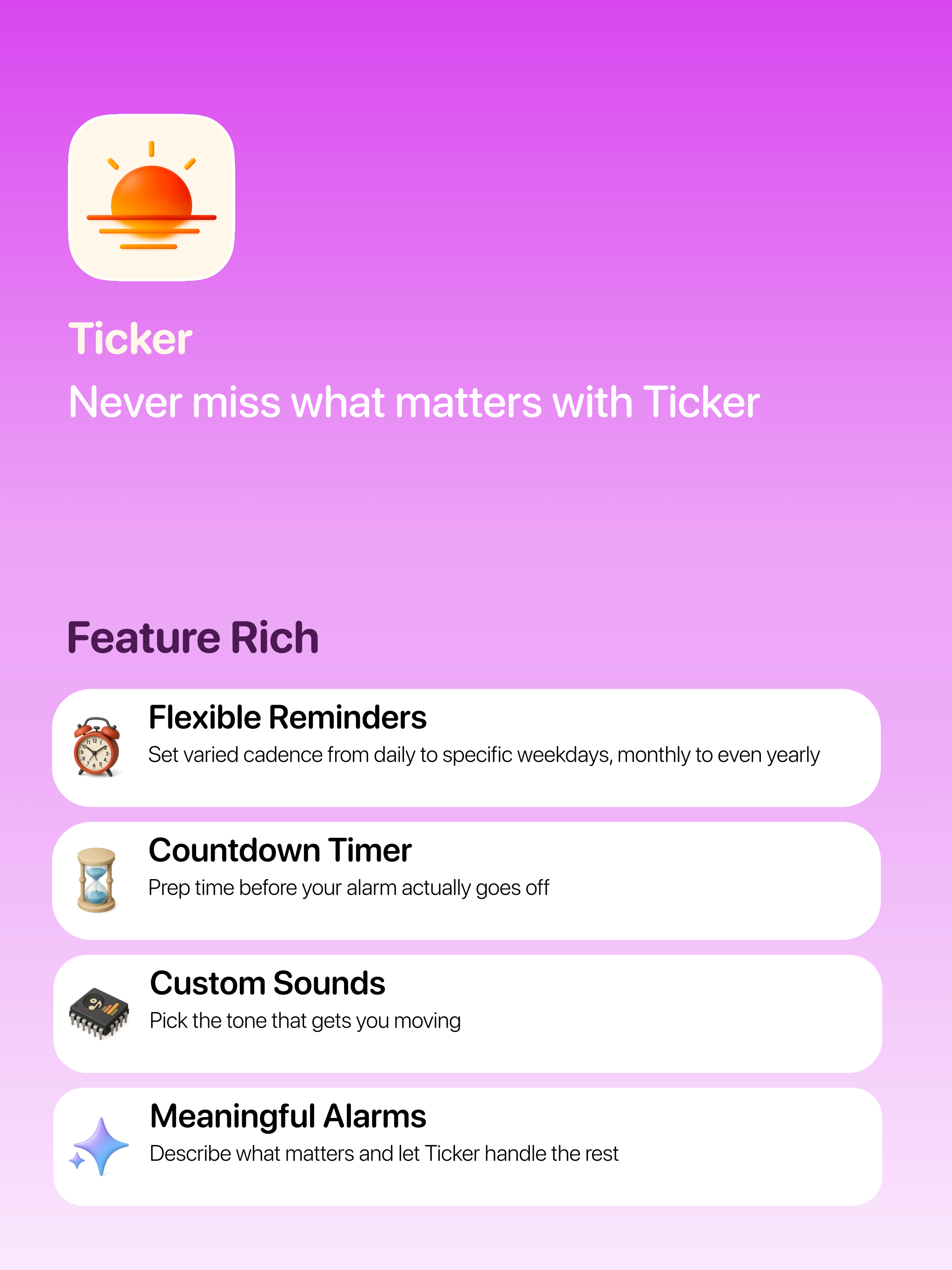 Ticker - Smart Alarms screenshot 7