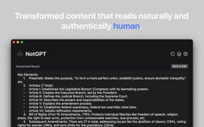 Humanize Text - NotGPT screenshot
