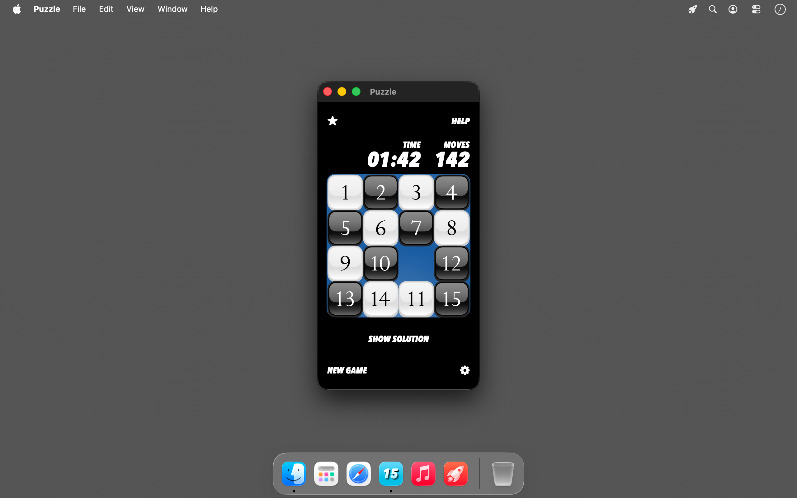 Classic 15 Puzzle: Puzzle Game