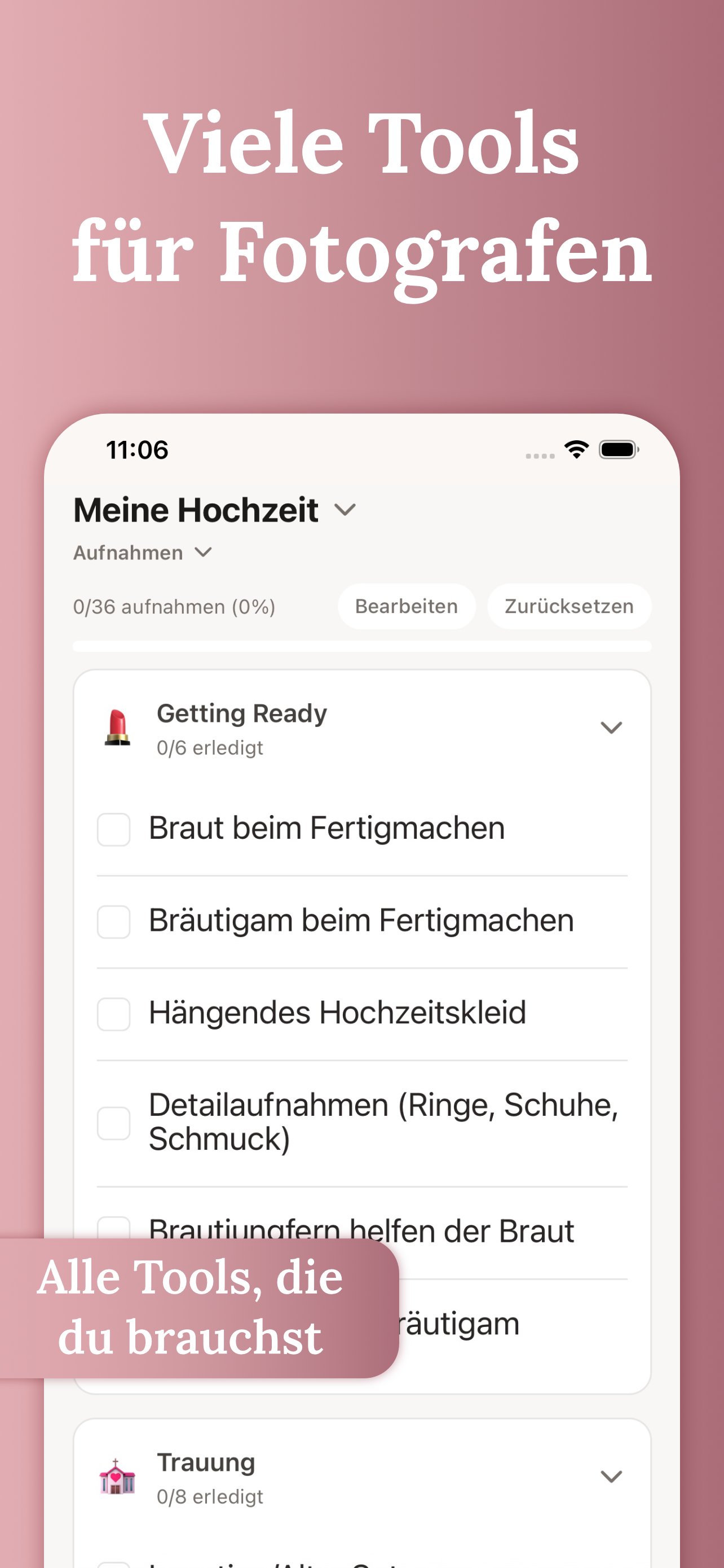 WeddingBuddy: Photo Guide