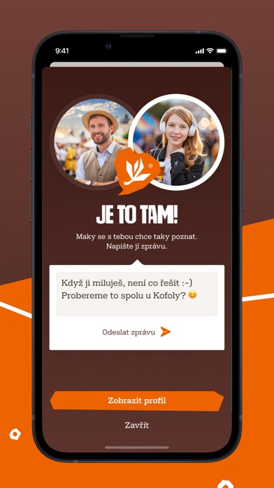 Seznamka Kofoláska Screenshot