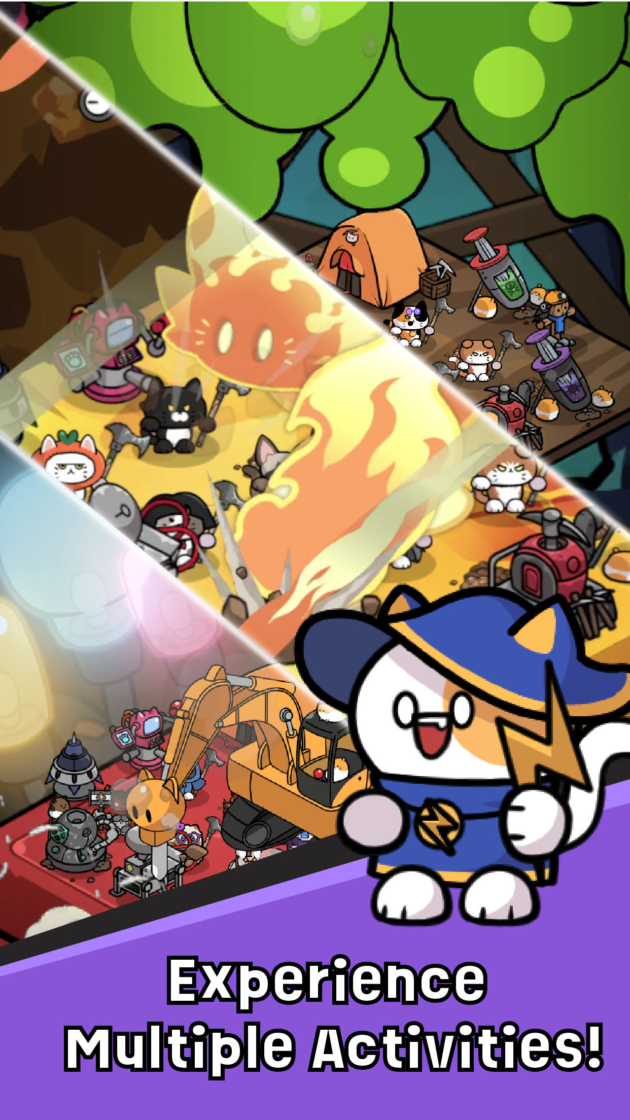 Cat Mine : Idle RPG