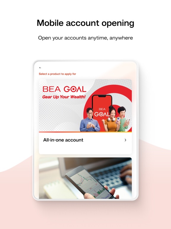 BEA Mobile 東亞手機銀行 iPad screenshot 3 - Finance app