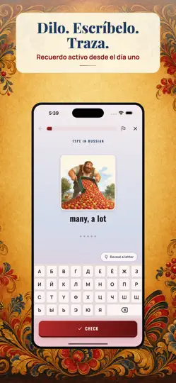 Captura de pantalla de Russio - Aprende Ruso en iPhone 6