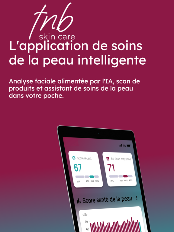 TNB Skincare – AI Assistant iPad screenshot