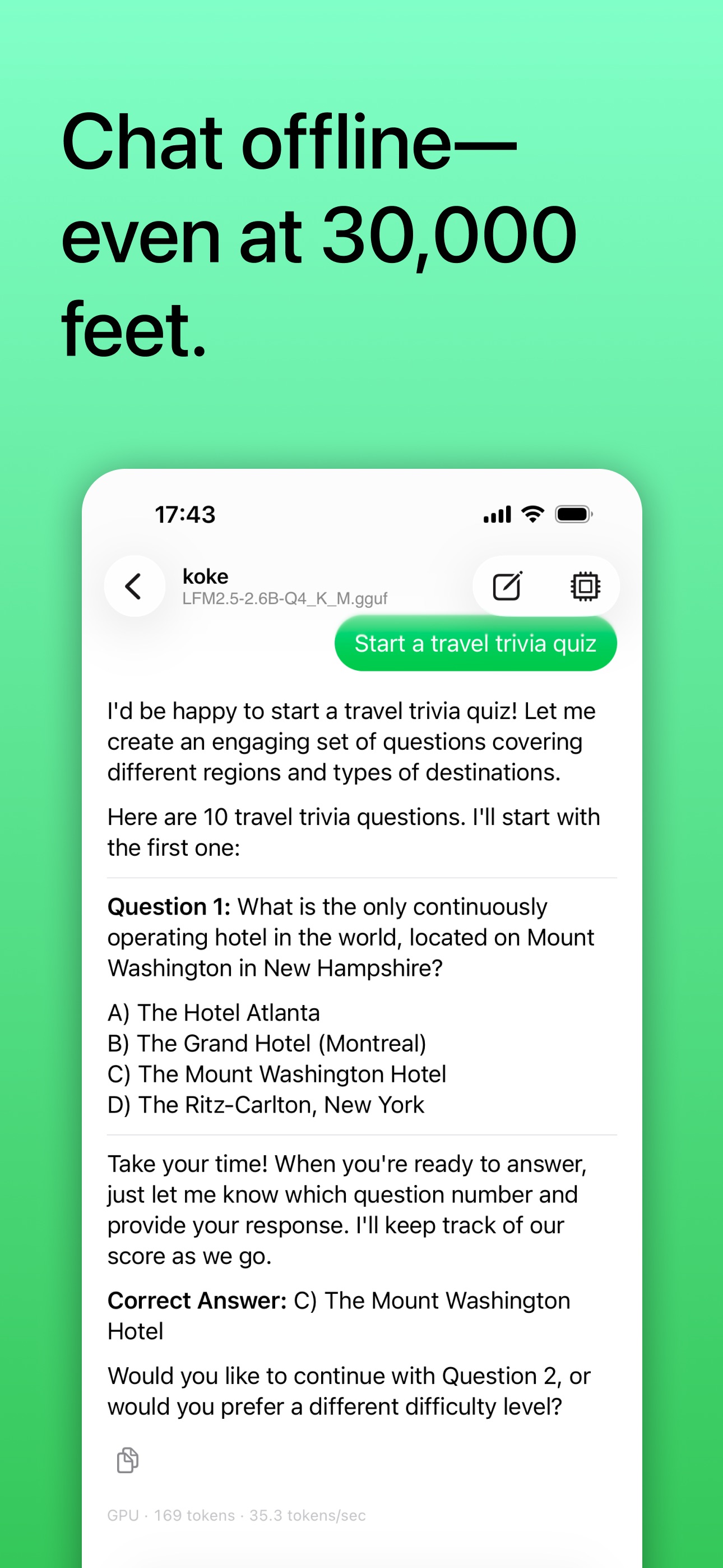 Screenshot 2 of koke - Local AI