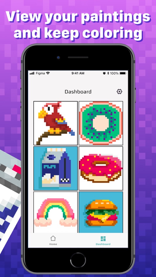 #6. Aesthetic Pixel Coloring Book (iOS) 由: dreambit Limited Liability Company