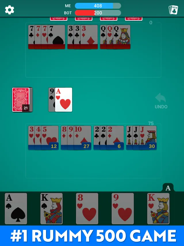 Rummy 500 - Card Game * screenshot 13