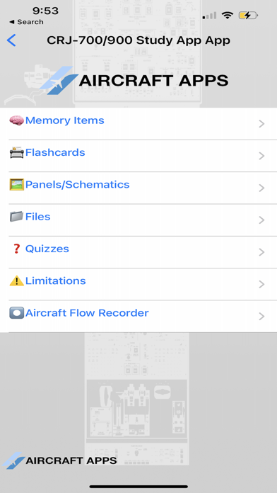 CRJ-700/900 Aircraft Apps Screenshot