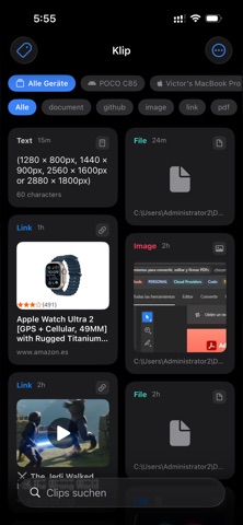 IO Mobile Lab - Klip screenshot