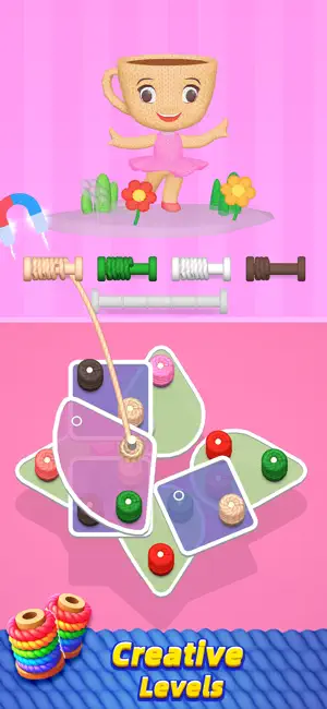 Thread Match 3D: Weave Puzzle screenshot 1