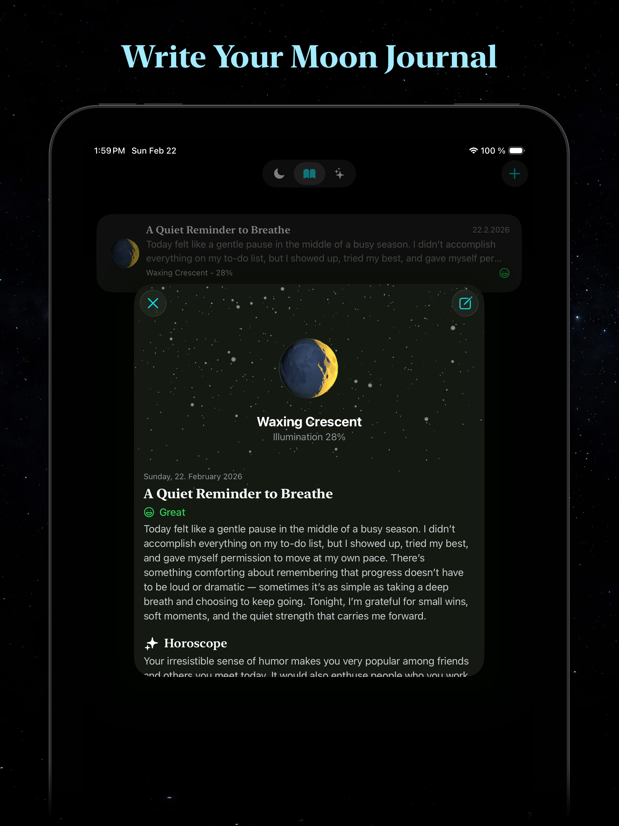 Moon Phase Calendar - Lumoon