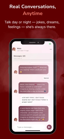 Maia: AI Chat Girl & Companion screenshot