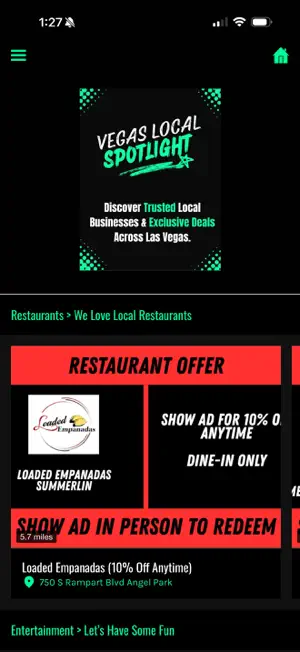 Vegas Local Spotlight screenshot 1