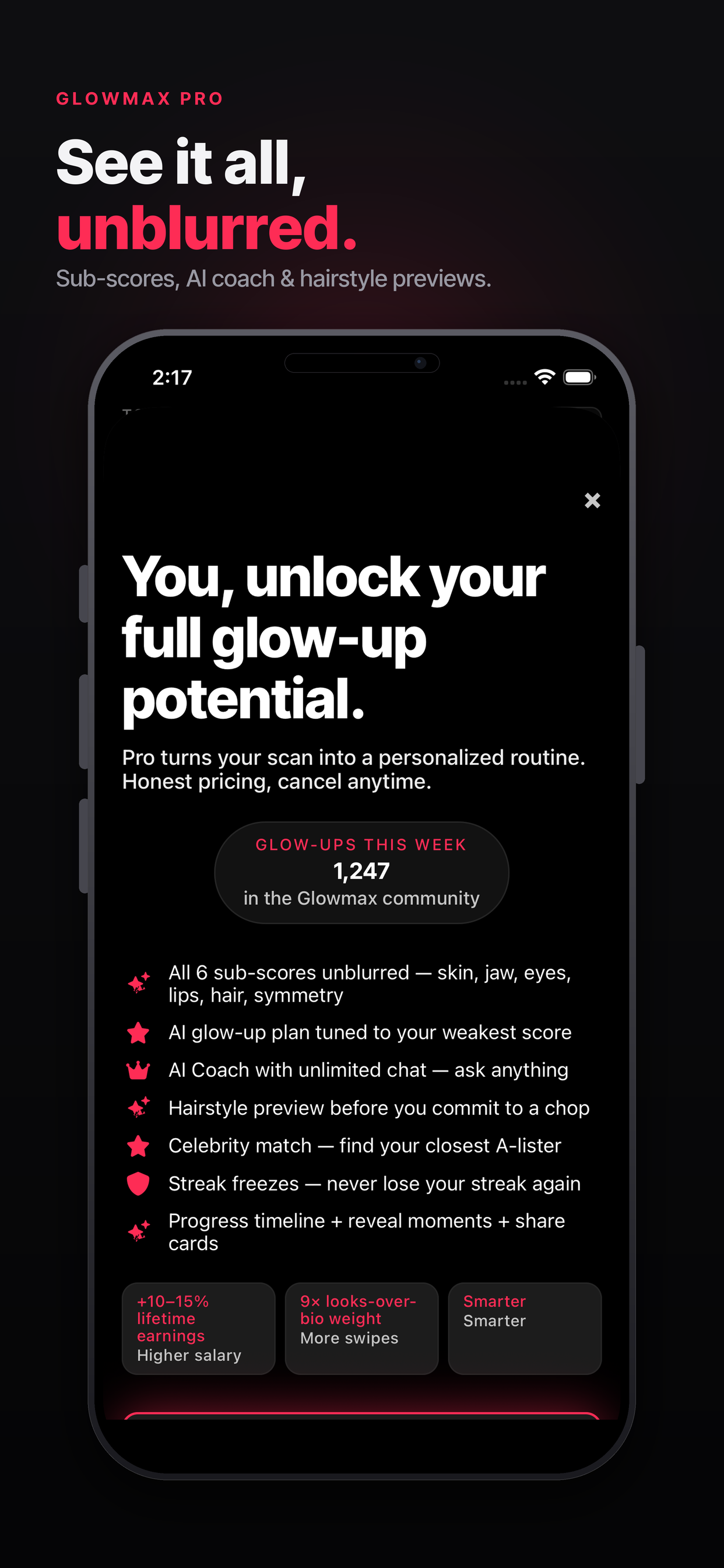 Glowmax: AI Face Rating screenshot 8
