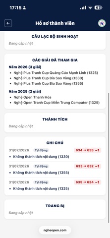 Nghệ Open - Giải Tennis iPhone screenshot