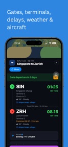 Skytrace AI Flight Tracker screenshot