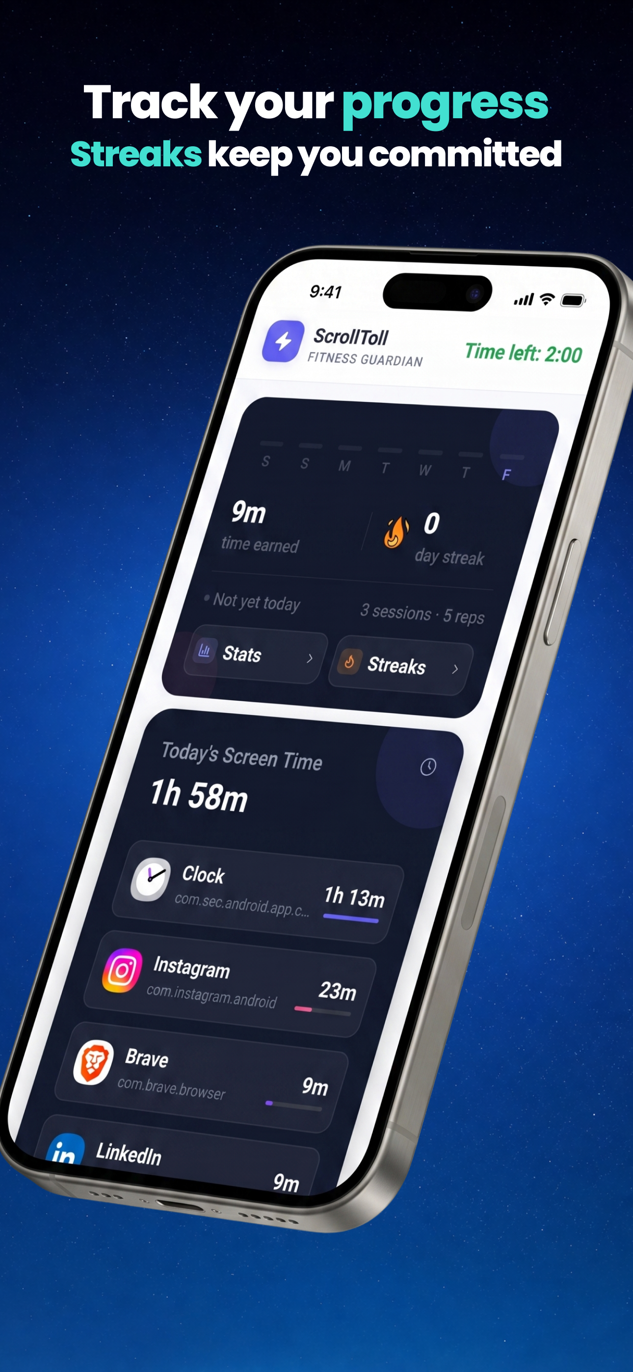 ScrollToll : Screen-Time Gym screenshot 6