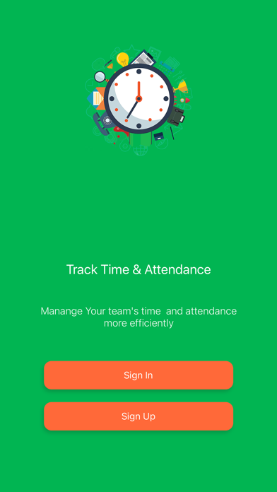 Screenshot 1 of PunchTrack App