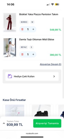 Roza Butik screenshot