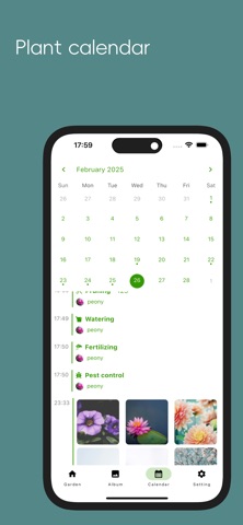 PlantTime: Reminders Records iPhone screenshot