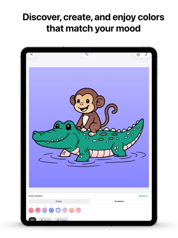 Coloring Book App: Color Vibes iPad screenshot