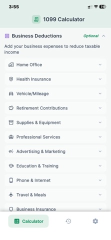 1099 Tax Calculator Screenshot 7 of 7