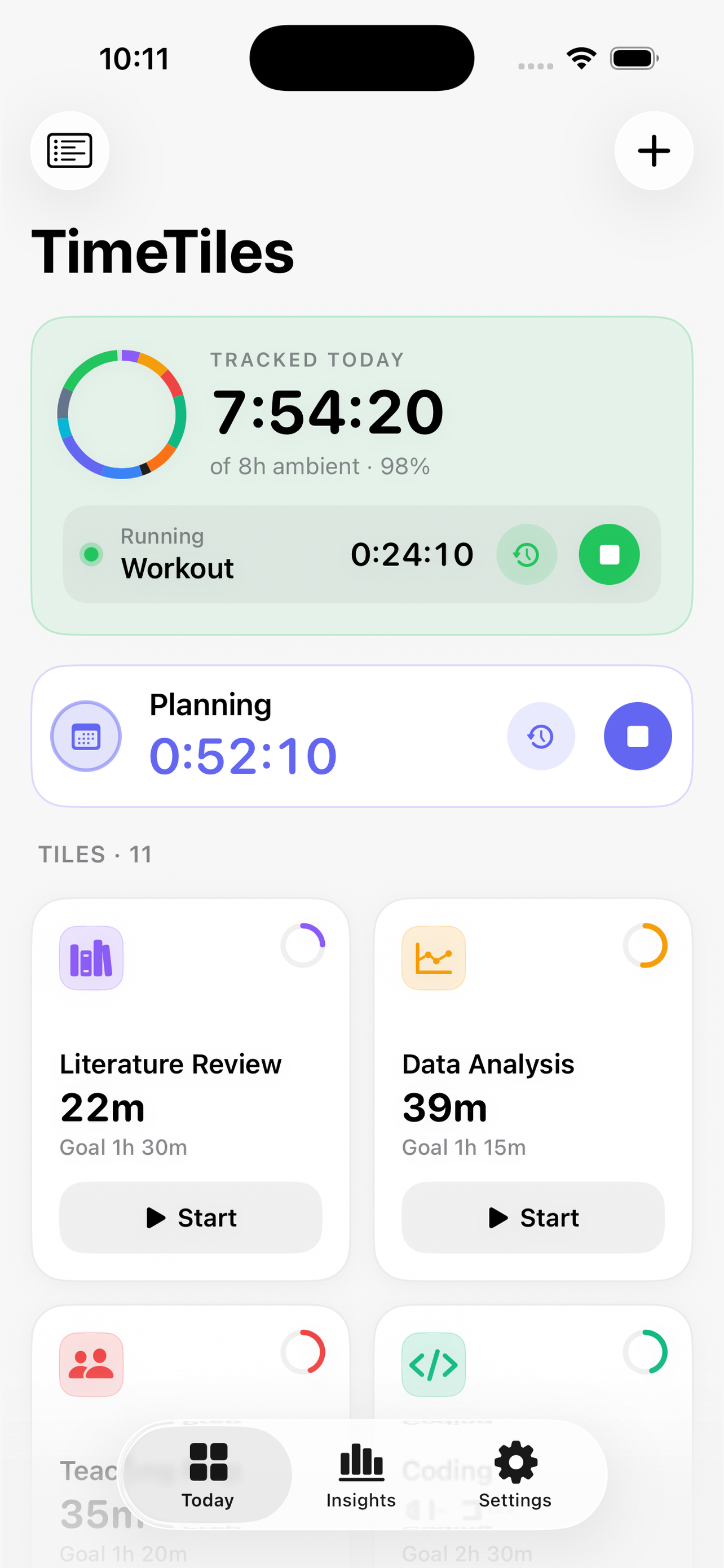 TimeTiles