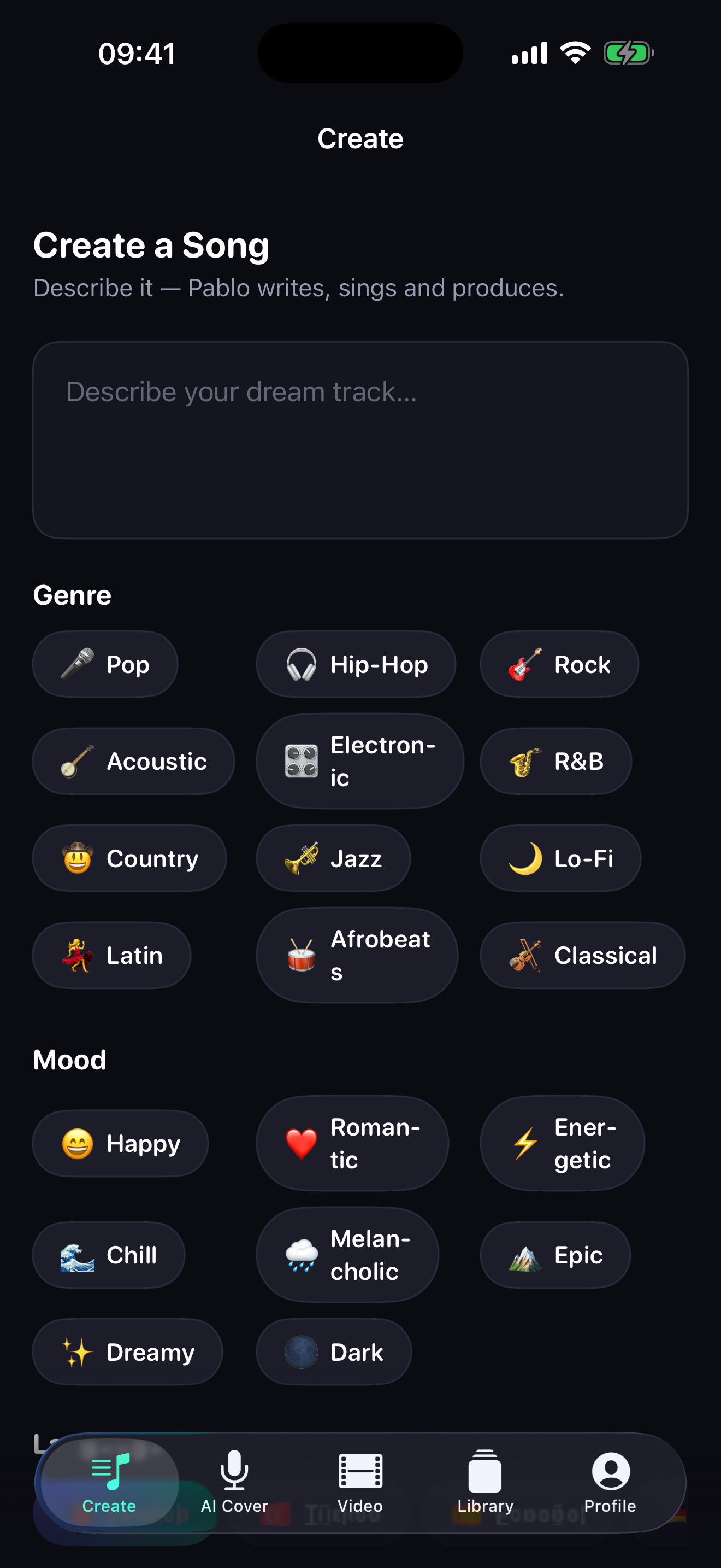 Pablo: AI Song & Music Maker screenshot 2