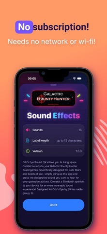 Orb's Eye Sound F/X, zrzut ekranu 2