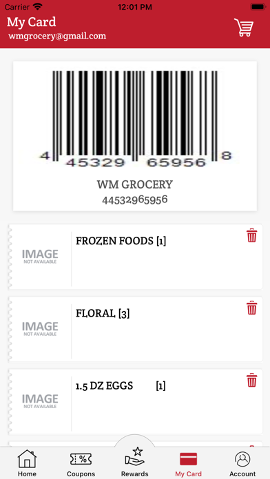 WM Grocery Screenshot