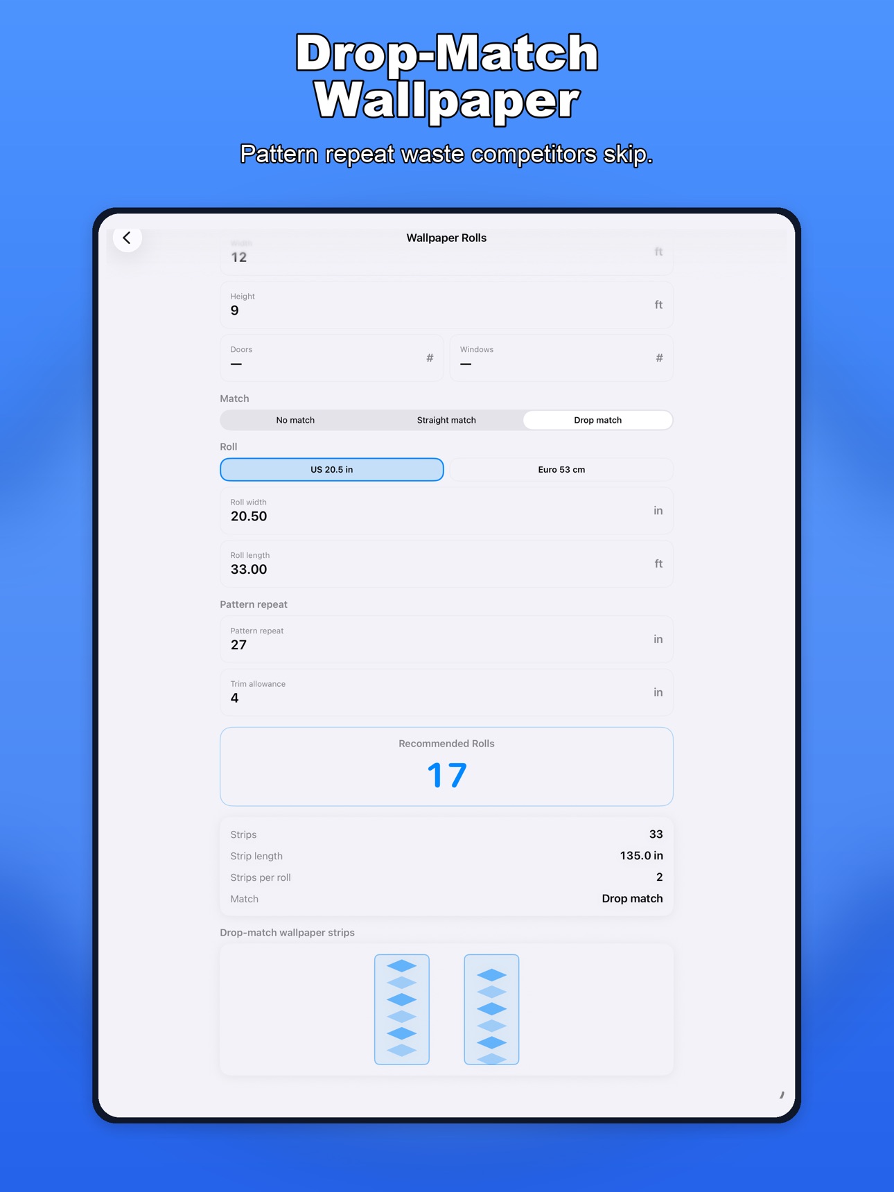 Screenshot 7 of EdgeSpace Finish Estimator