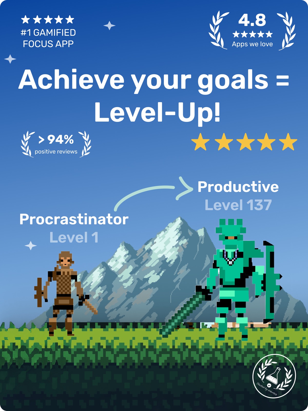 Focus Hero: Goals & Habits ipad screenshot 1
