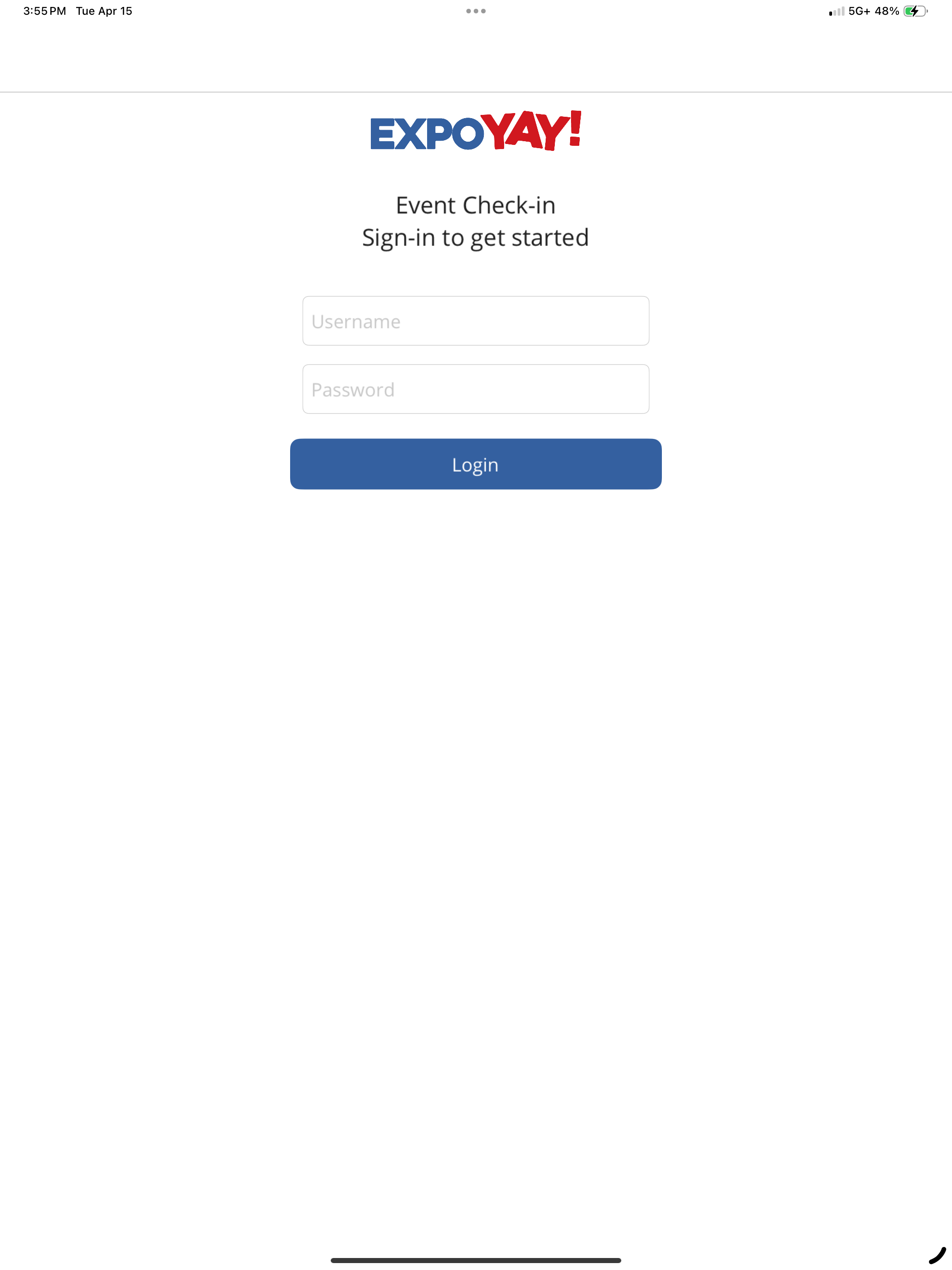 ExpoYay Event Check In