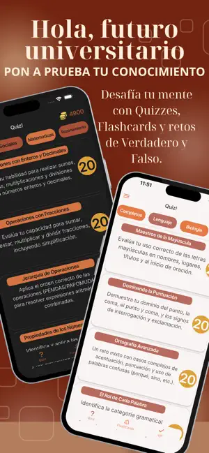 Examen de Admisión Universidad screenshot 1