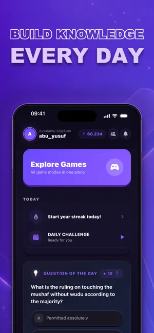 Tadreeb: Islamic Trivia screenshot 1