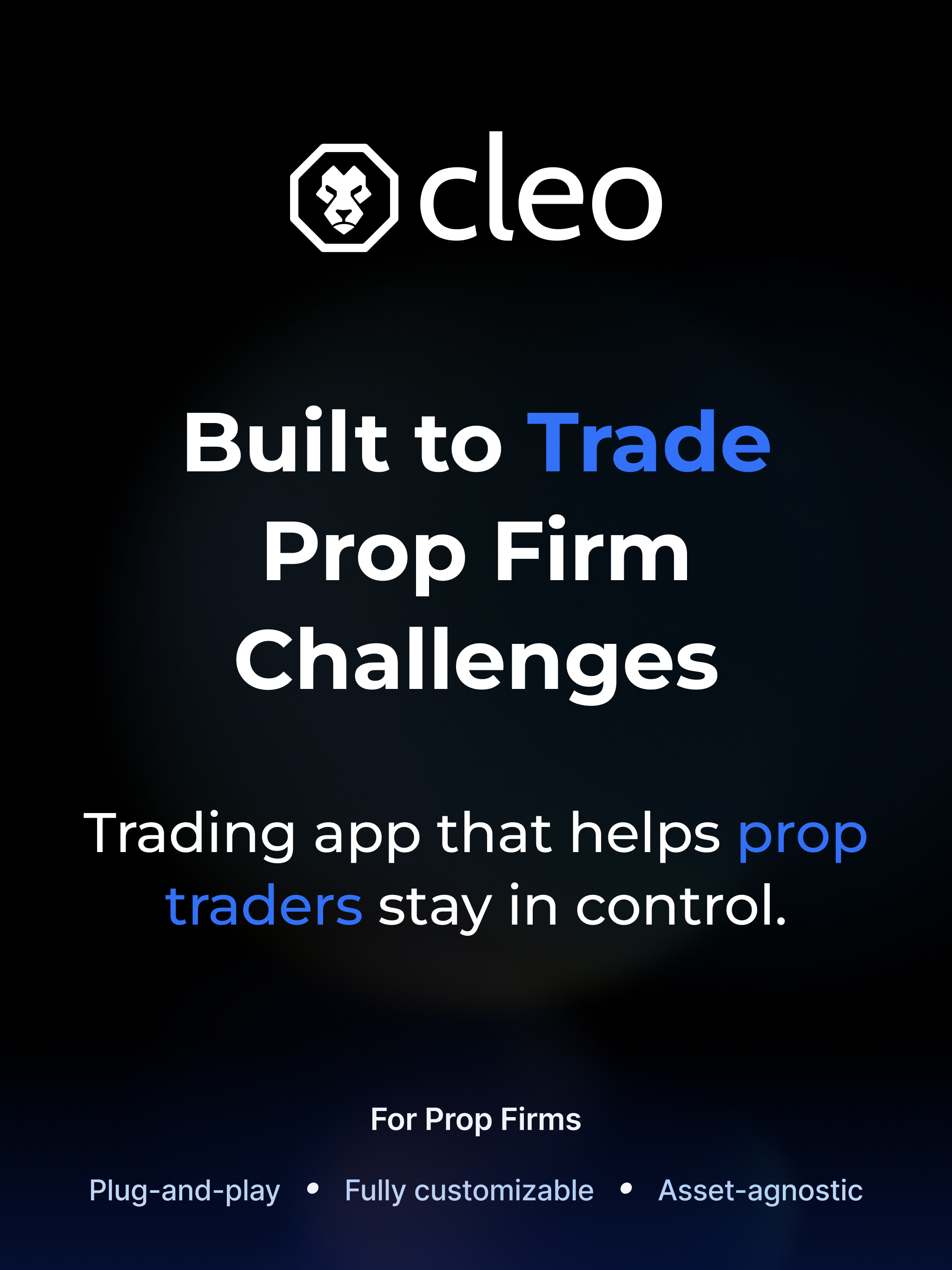CLEO Prop Trading App
