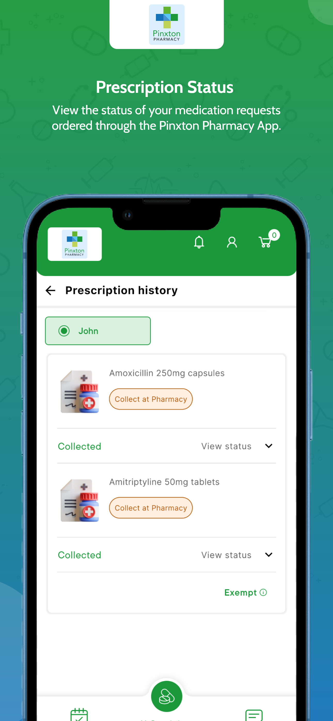 Pinxton Pharmacy App